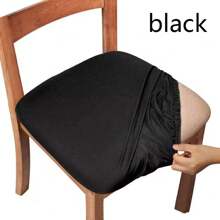 1pc Waterproof Dining Chair Seat Cover, Stretchy Chair Cushion Protector For Kitchen, Dining Room Home Decoration - Multicolor - View 8