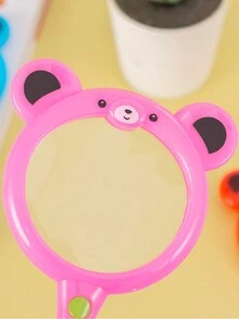 4pcs Cartoon Magnifying Glass, Portable Magnifier For Kindergarten Students To Explore Science And Observe Animals And Plants - Multicolor - View 6