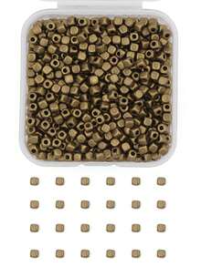 適用於手工珠寶製作的散珠套裝(400 顆/3 毫米)ccb 珠寶配件,適用於 Diy 手鍊、項鍊、工藝品和半成品裝飾品