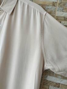 Men Shirts - Màu be - Xem 3