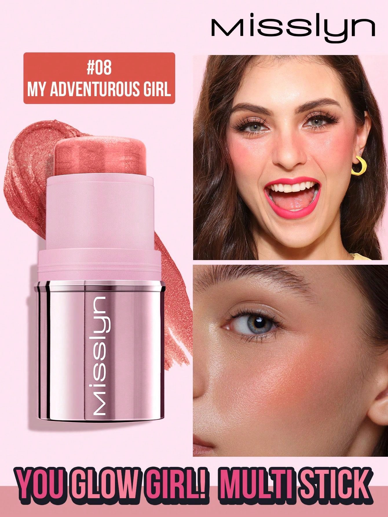 MissIyn You Glow Girl! Contour Stick, Cream Contour Stick, Bronzer and