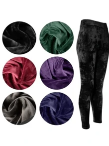 3 legging mayon terciopelo colores al azar afelpados unitalla calientitos - Multicolor - Ver 3