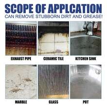 1瓶萬能廚房、廁所、浴室清潔劑,適用於爐灶、桌子、陶瓷磚和馬桶清潔