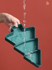 1 件節日聖誕樹水果盤 - 非常適合節日配件、生日派對用品、房間裝飾、聖誕禮物和家居裝飾