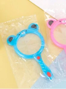 4pcs Cartoon Magnifying Glass, Portable Magnifier For Kindergarten Students To Explore Science And Observe Animals And Plants - Multicolor - View 11