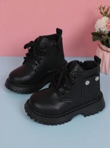 Chaussures Chelsea vintage à pédale extérieure à une jambe à la mode pour enfants