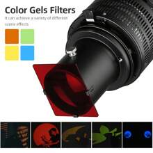 AMBITFUL 聚焦锥形聚光筒照片光学聚光镜艺术特效形状光束灯筒适用于 Bowens Mount 影室闪光灯 - 黑色 - 查看 4