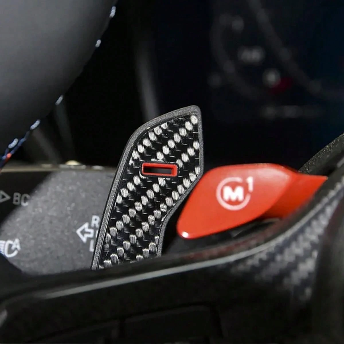 Carbon Fiber Paddle Shifter Gear Shift Shifter For BMW F30 F31 F32 F10 ...