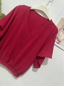 Women Tops - Màu Hồng Tươi - Xem 2