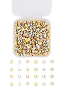 適用於手工珠寶製作的散珠套裝(400 顆/3 毫米)ccb 珠寶配件,適用於 Diy 手鍊、項鍊、工藝品和半成品裝飾品