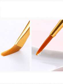 3 件裝油畫水彩丙烯畫筆,藝術家畫筆繪畫工藝品用品,粉紅色