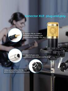 Microphone - Negro - Ver 6