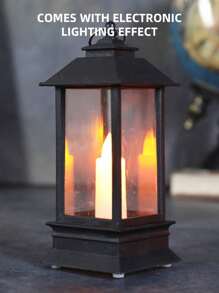 1pc Mini Wind Light- Black- Yellow Light - Yellow - View 3