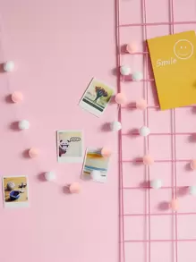 1 件 2 米多色壁挂装饰彩色毛毡绒球串横幅羊毛花环装饰派对装饰装饰、家居装饰、房间装饰、墙壁装饰 - 彩色 - 查看 6