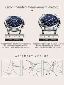 1只黑色極簡主義網狀紋理硅膠手錶帶,附金屬扣,適用於18mm/20mm/22mm Samsung/huawei/xiaomi/garmin/amazfit/fitbit 智能手錶 - 黑色 - 查看 4