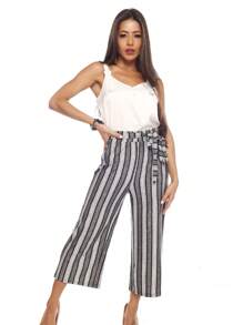 Women Pants - 黑色 - 查看 2