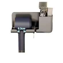 1入牆掛式家用浴室風筒架,無需鑽孔