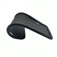 2pcs Silicone Car License Plate Frame, Thick Anti-Scratch, Dust-Proof, Waterproof, Shock-Proof License Plate Protector - Black - View 2