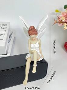 1 件可愛天使和花仙子雕像、精緻家居裝飾和女孩生日禮物