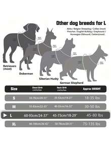 大型狗狗安全帶,無拉力可調寬寬寬寬寬寬寬寬帶,反光條,適用於工作、訓練和方便控制 - 卡其色 - 查看 3