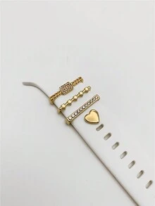 Smart Watch Accessories: Watchbands And Decorations - Gold - View 2