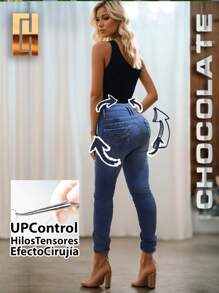 Chocolate JEANS 100% pantalón mezclilla  SEXY JEANS - Azul - Ver 1