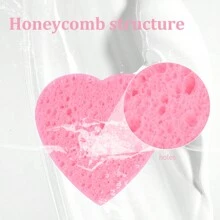 MAANGE 50pcs Of Compressed Wood Pulp Face Wash Pouches,Heart-Shaped Face Cleaning Puff,Easy Carrying Makeup Tools For Travel,Skincare,Room Decor,Home Decor,Bedroom Decor,Bathroom,Christmas Gifts,Bathroom Decor,Travel,Travel Stuff,Wedding,Christmas Party,Mom Gifts,Home,Room,House Decor,Christmas Gift,Gifts For Mom,Birthday,Pink Room Decor,Living Room Decor,Bedroom,Gifts For Men,Dad Gifts,Mushroom,New Years,Mom,Accessories,Gifts For Dad,Friends,Funny Gift - Pink - View 9