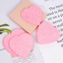 MAANGE 50pcs Of Compressed Wood Pulp Face Wash Pouches,Heart-Shaped Face Cleaning Puff,Easy Carrying Makeup Tools For Travel,Skincare,Room Decor,Home Decor,Bedroom Decor,Bathroom,Christmas Gifts,Bathroom Decor,Travel,Travel Stuff,Wedding,Christmas Party,Mom Gifts,Home,Room,House Decor,Christmas Gift,Gifts For Mom,Birthday,Pink Room Decor,Living Room Decor,Bedroom,Gifts For Men,Dad Gifts,Mushroom,New Years,Mom,Accessories,Gifts For Dad,Friends,Funny Gift - Pink - View 10