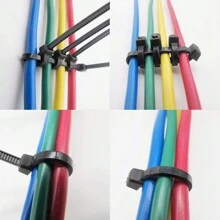 50 件/包 16 英吋重型黑色尼龍紮帶,抗紫外線,拉伸強度 50 磅,用於戶外產業,電線管理