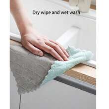 Kitchen Cleaning Cloth - 5 packs in random colors - View 3