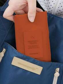 Bolsa De Almacenamiento De Zapatos De Viaje Portátil Plegable, A Prueba De Polvo Con Manija, Organizador Impermeable De Bolsas De Zapatos A Prueba De Agua - Naranja - Ver 4