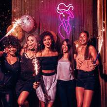 粉紅色霓虹招牌led燈帶,適用於女性房間裝飾,usb供電,男女都適用的小禮物。