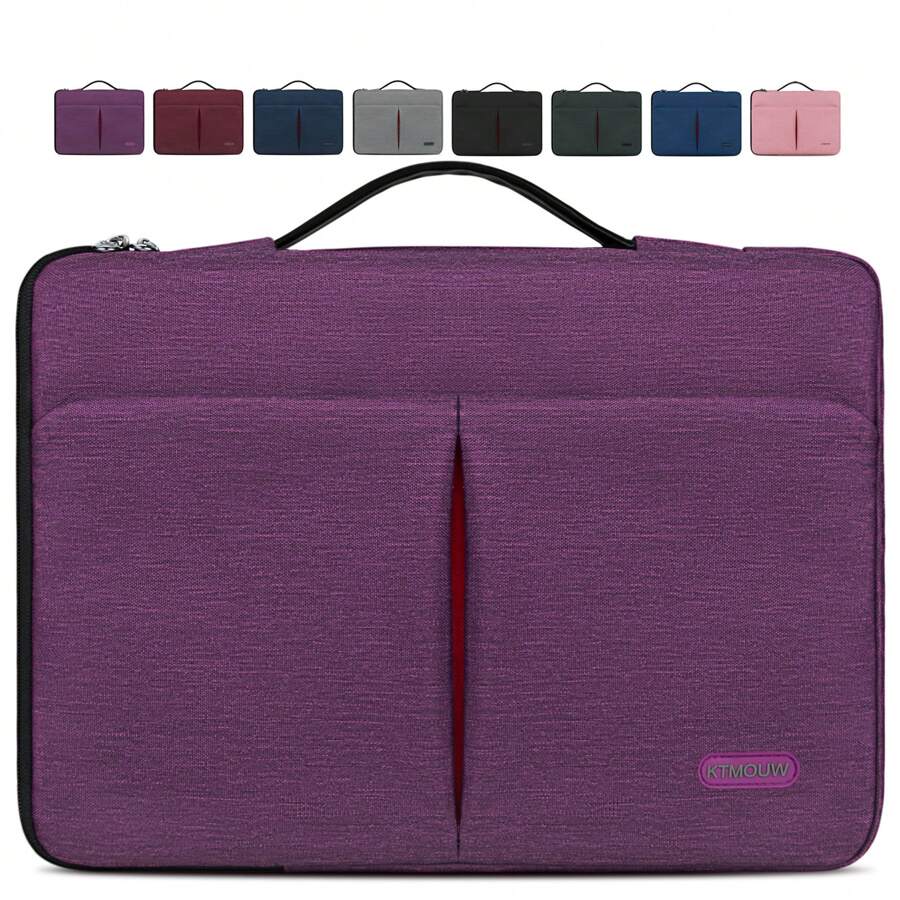 Laptop Skin 14 Inch Waterproof Bag Computer Sleeve Laptop Skin For MacBook Pro, HP, Acer, ASUS, Dell, Huawei - 玫瑰紅 - 查看 1