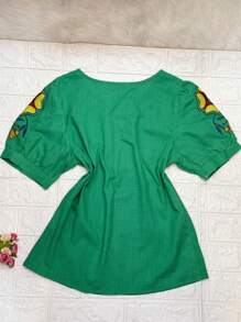 Women Tops - màu xanh lá - Xem 2