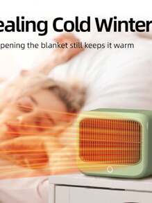 跨境新品高功率快速加熱桌面加熱器,適用於辦公室和家庭,便攜迷你風扇加熱器 - 白色 - 查看 6