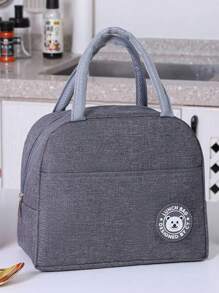 1入便當袋,保溫鋁箔材質,適用於廚房和野餐,附有手把