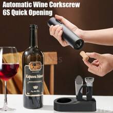 Automatic Electric Wine Opener Set with Foil Cutter - Perfect for Parties and Wine Lovers - Kitchen Accessories Gift