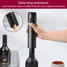 Automatic Electric Wine Opener Set with Foil Cutter - Perfect for Parties and Wine Lovers - Kitchen Accessories Gift
