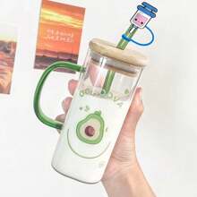 1入組吸管尖端蓋,用於杯中杯的矽膠吸管套,可重複使用的防濺潑飲料防塵套 - 彩色 - 查看 4