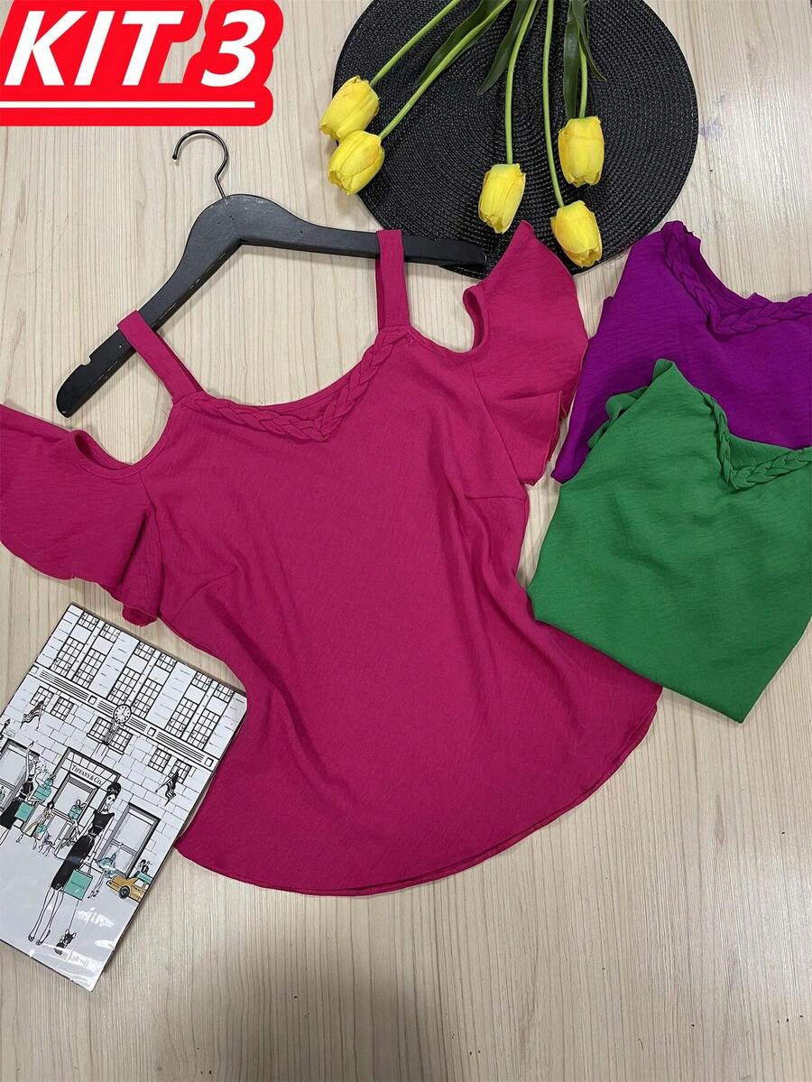 Women Tank Tops & Camis - 玫紅色 - 查看 1