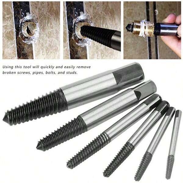 Screw Extractor Set, Damaged Screw Remover, Stripped Screw Removers