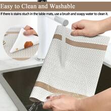 12/6/4/1 Pc Placemats PVC Place Mats, Washable, Easy To Clean, Wipe, Anti-Slip, Heat Resistant, For Kitchen Table Indoor/Outdoor Dining Table Mats For Camping, Festival, Wedding, Party