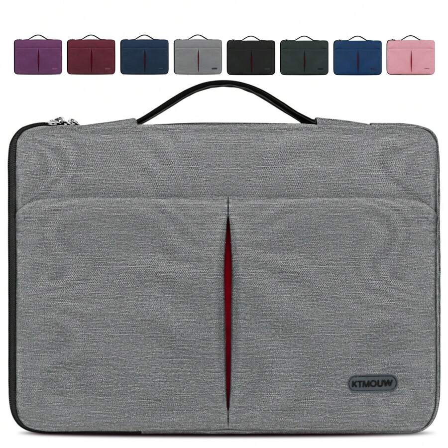 Laptop Skin 14 Inch Waterproof Bag Computer Sleeve Laptop Skin For MacBook Pro, HP, Acer, ASUS, Dell, Huawei - Light Grey - View 1