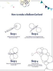 96入組5in / 10in / 18in白色和藍色金屬閃亮氣球套裝,用於第一個生日主題派對裝飾,新年和聖誕節烘托氣氛,攝影裝飾和編排服裝