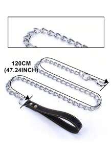 1pc 1.2m Length Metal Chain Designed Metal Leash Suitable For Small And Medium-Sized Cats And Dogs