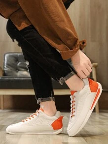 Autumn/Winter Fashionable Classic Slip-On Chunky Sneakers For Men, Casual & Daily & Sports Wear
