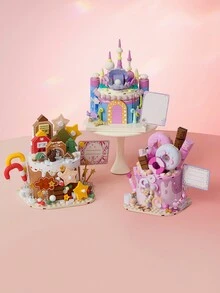 LOZ Starlight Candy Cake Puzzle Mini-particle Toy For Girls, Suitable As Office Gift For Colleagues - Brown - View 2