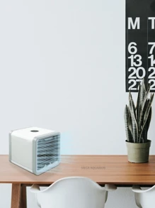 Mini Ar Condicionado Portátil Climatizador Ar Ambiente Fresco - Damasco - Visão 2