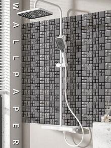 Giấy dán tường - Màu Xám nhạt - Xem 4