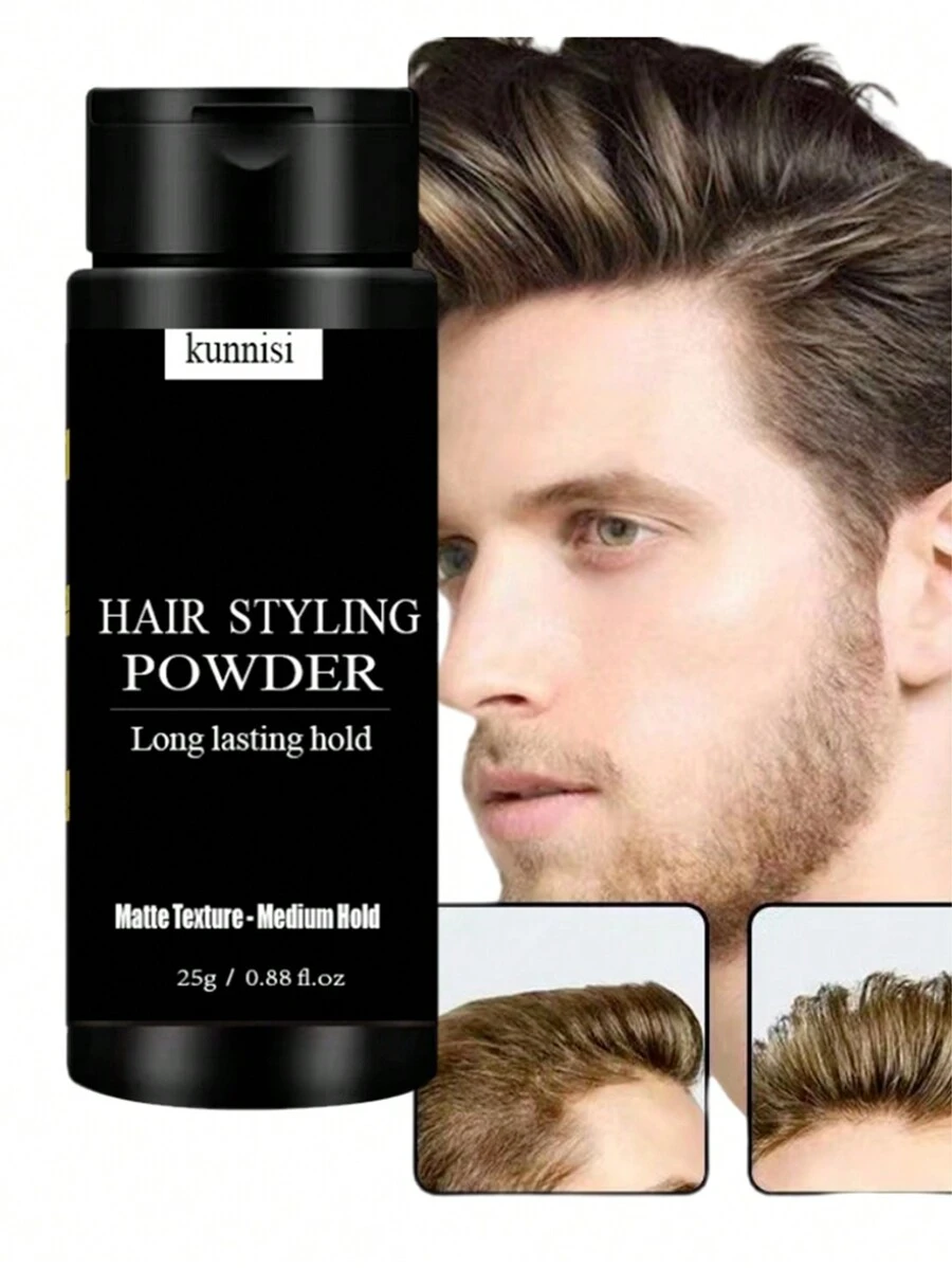 Polvo De Textura Para Dar Volumen Al Cabello De 25g Para Mujeres, Control De Grasa, No Se Lava Y Se Seca Rápidamente, Adecuado Para Peinados De Flequillo - Negro - Ver 1